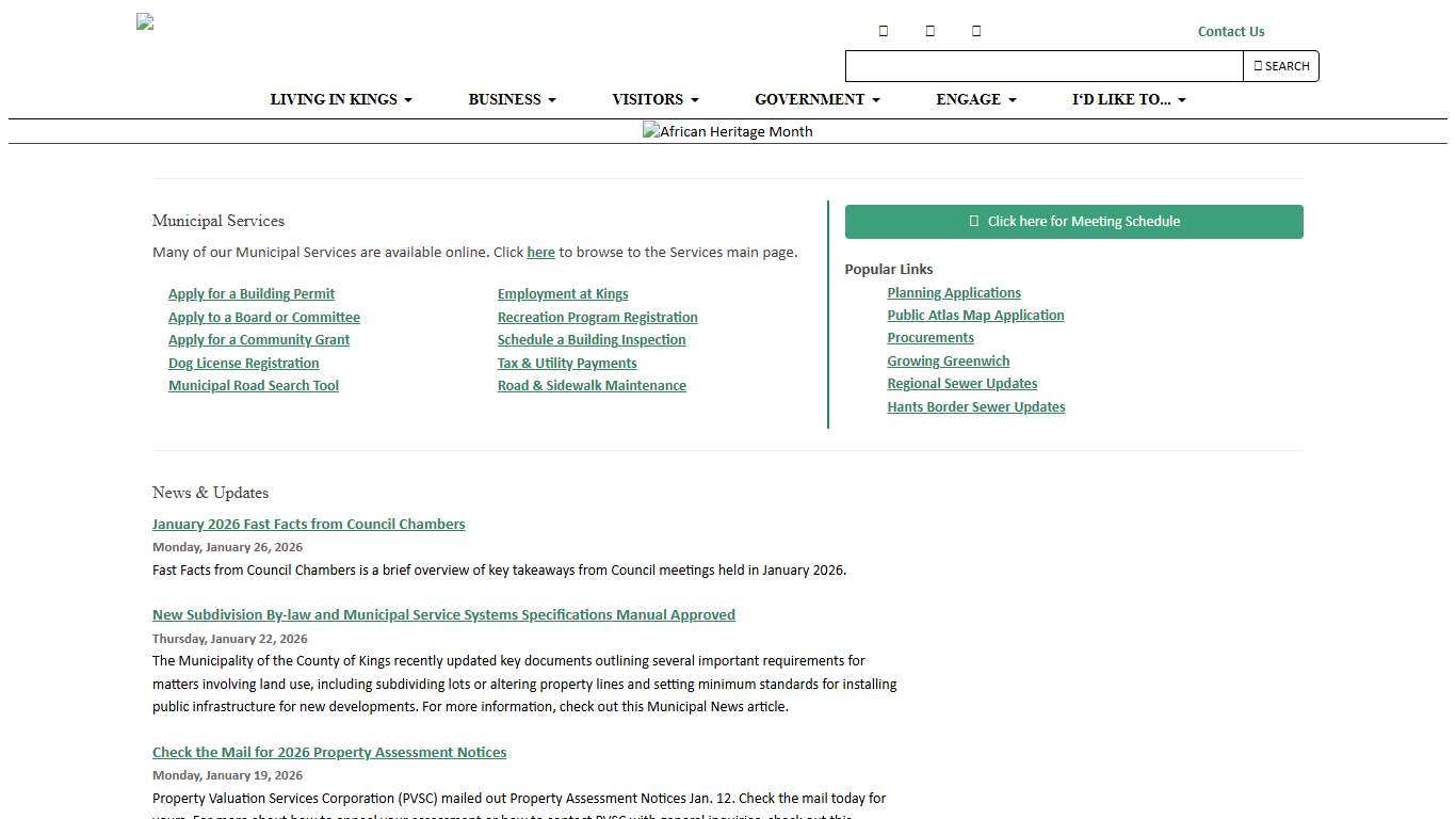 Municipality of the County of Kings